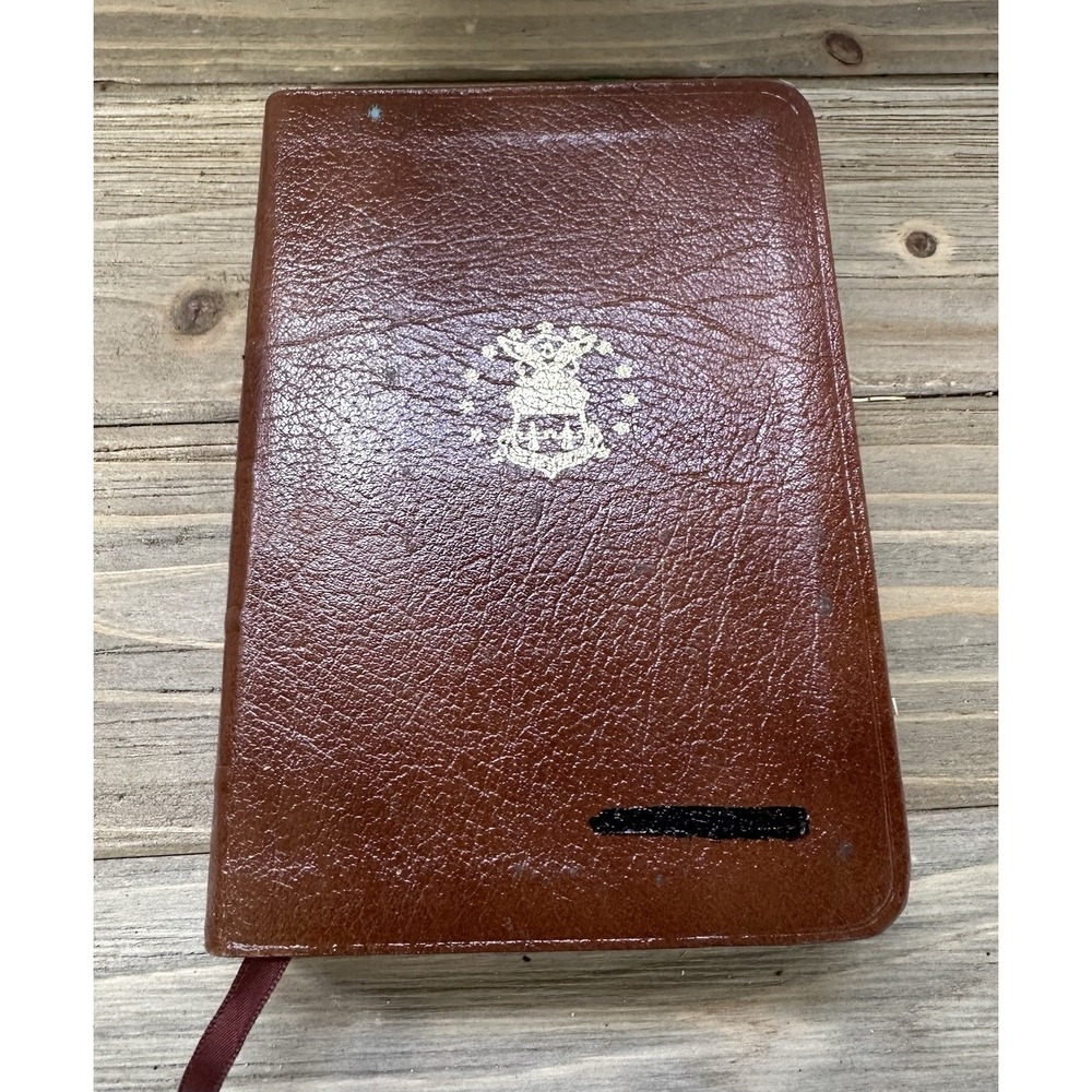 Bible Red Letter Holman NAS Small Brown 1975
